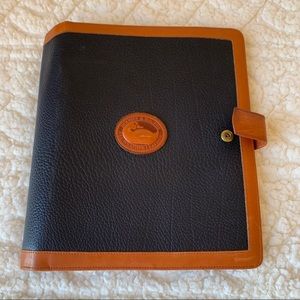 Dooney & Bourke Vintage Navy Blue Leather Planner